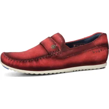 Pánské mokasíny Bugatti pánské komfortní mokasíny - bordó