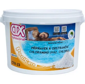 Bazénová chemie Pooltechnika CTX 23 granulát k odstranění chloramínu 5kg