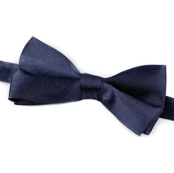 Malý saténový motýlek, barva 3 (B103) modrá tmavá