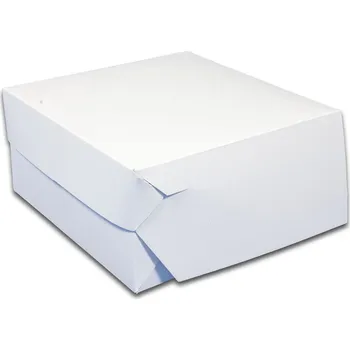 Jednorázové nádobí Dortová krabice 27x27x10 cm