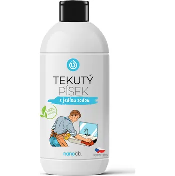 Univerzální čisticí prostředek Nanolab Tekutý písek s jedlou sodou 500 ml