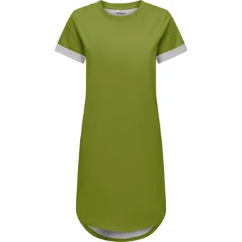 Dámské šaty TEPLÁKOVÉ LIMETKOVÉ ŠATY JdY