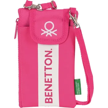 Peněženka Peněženka a pouzdro na mobil 2 v 1 Benetton Raspberry Fuchsiová