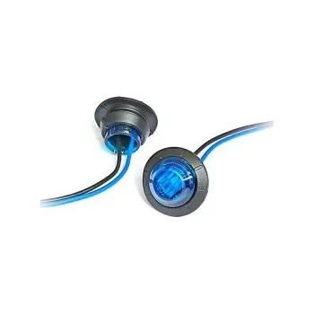 Přídavný světlomet LED světlo kulaté modré 12-24V