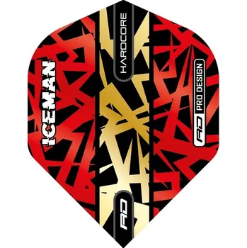 Letky Red Dragon Gerwyn Price Iceman Red & Gold Hardcore Premium Standard
