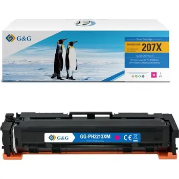 G&G kompatibilní toner HP 207X, 2450 stran (W2213X), magenta