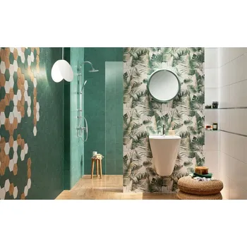 Obklad TUBADZIN BURANO T0166 60,8 x 60,8 x 1,15 zelená 1,12 m2