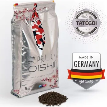 Krmivo pro rybičky Krmení Oishii ® Color 6mm / 1 kg zimní KOI krmivo, potápivé KOI granule