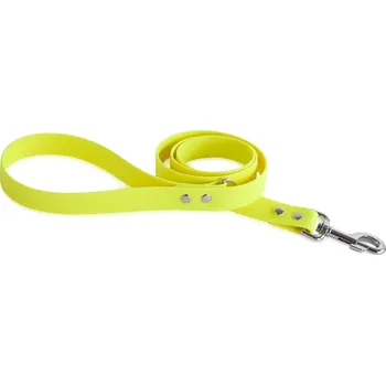 Vodítko pro psa FIREDOG BioThane vodítko 25mm 2m s ručkou a D-kroužkem Barva: Žlutá