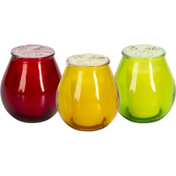 Svíčka B-lite zahradní svíčka ve skle, mix barev, 120 g