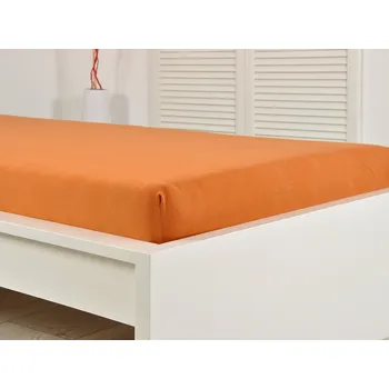 Povlečení B.E.S. - Petrovice, s.r.o. Prostěradlo Froté IDEAL - Cihlová Rozměr: 180 x 200