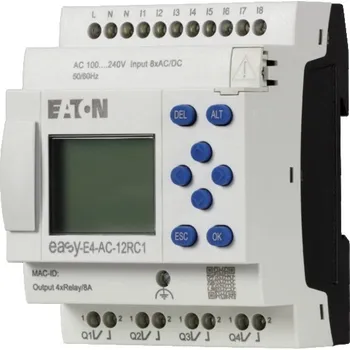 Relé EATON Relé EASY-E4-AC-12RC1 100-240V řídící 197215