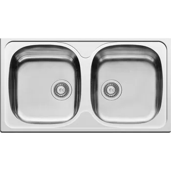 Nerezový dřez Pyramis Basic ocelový dřez 78x43.5 cm 100138901
