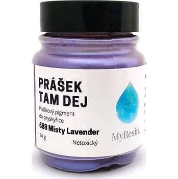 Barva na vlasy PERLESCENTNÍ PIGMENT MYRESIN - PRÁŠEK TAM DEJ - MISTY LAVENDER 14 G