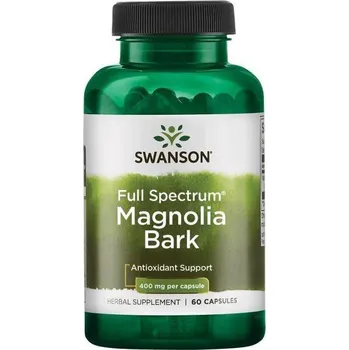 Přírodní produkt Swanson Full Spectrum Magnolia Bark 400 mg 60 cps.