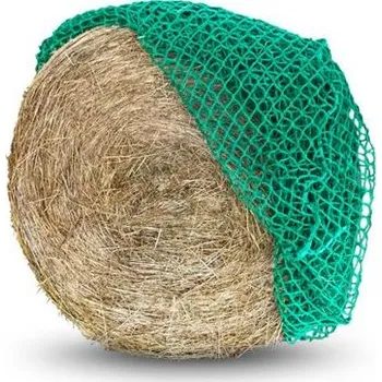 Bezuzlová síť na balík sena - oka 4,5 x 4,5 cm rozměr Na balík sena do průměru 160 cm