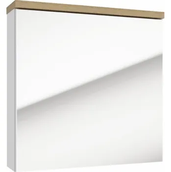 Zrcadlo STILLA zrcadlová skř. 60x60x15 bílá LESK STILLAE06016