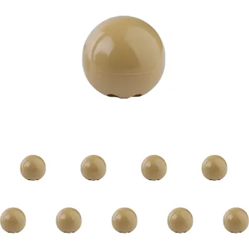 Walteco Dveřní zarážka, průměr 35mm, k našroubování, béžová Množství: 10 ks