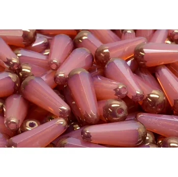 Dětské navlékací korálky Broušené kapky č.46 (20x9mm)