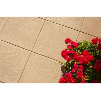 Dlažba BEST Dlažba Terasová RUBIO 500 x 500 x 50 mm KARAMELOVÁ