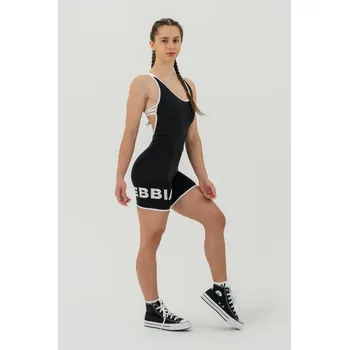 Dámské legíny NEBBIA Fitness overal 5″ HAMMIES černá L