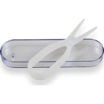 Kosmetická pinzeta Kaida kleštičky na kontaktní čočky - transparentní