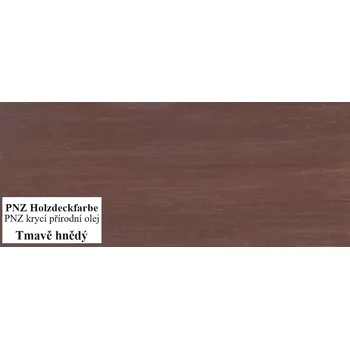 barva a nátěr na dřevo PNZ Krycí přírodní olej 0,75l Odstín: Dunkelbraun - tmavě hnědý