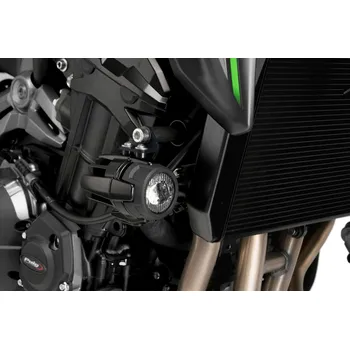 Osvětlení pro motocykl Puig Adaptéry pro přídavná světla PUIG 3549N černý set výprodej