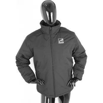 Pánský kabát Bunda s podšívkou MAN černá 2XL
