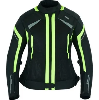 Moto bunda BOS Dámská letní textilní moto bunda Aylin Neon - XL