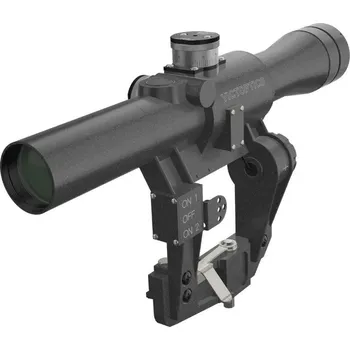 Airsoft Puškohled VictOptics SVD 4x24 FFP - černý, Vector Optics