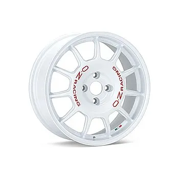 Alu kolo race white red lettering