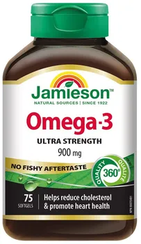 Přírodní produkt Jamieson Omega-3 Ultra Strenght 900 mg 75 cps.
