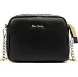 Malá kožená černá crossbody kabelka Pierre Cardin no. 48