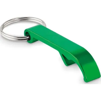 Recyklovaná hliníková klíčenka Ovikey, zelená