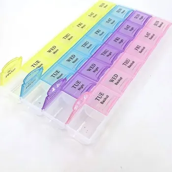 Dávkovač léků Týdenní organizér na vitamíny a léky - V11