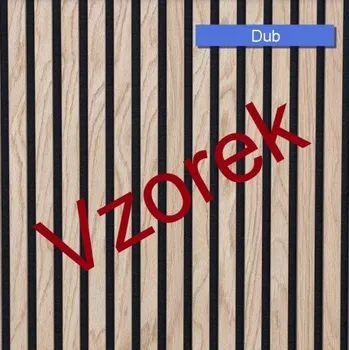 Obklad Malý vzorek - Odhlučňovací akustický protihlukový panel - přírodní dub