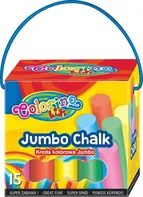 Colorino Jumbo Chalk chodníkové křídy 15 ks