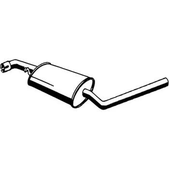 Výfukový systém Stredni tlumic vyfuku ASMET 04.074