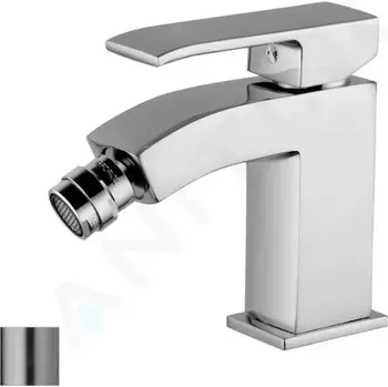 Paffoni Level Bidetová baterie s výpustí, nerez, LES135ST