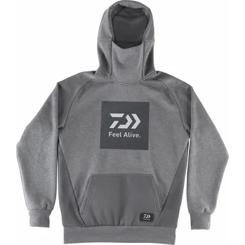 Rybářské oblečení Daiwa Mikina D-Vec Snood Hoodie Feel Alive M