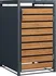 Přístřešek na popelnici Kryt na popelnici 987142 68 x 80 x 116,3 cm antracit/dřevo