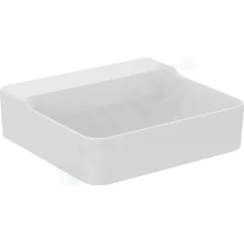 Umyvadlo Ideal Standard Conca Ceram Umyvadlo na desku 50x45 cm, bez přepadu, bez otvoru pro baterii, bílá, T381701