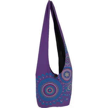 Orientální batikovaná brašna s potiskem mandal Sunita Purple, Sittar