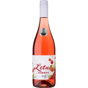 Letní slunce 2022, zemské víno - perlivé, Vinařství VITISBERG, polosladké