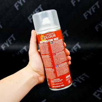 Modelářská barva Citadel Spray: Mephiston Red 400ml - sprej na barvení modelů