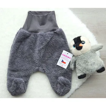 AMÁLKA Chlupaté, teplé polodupačky, tmavě šedé Velikost: 68