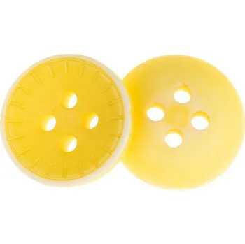 Bellatex Knoflík sada 6 ks prům. 15 mm Paprsky žlutá