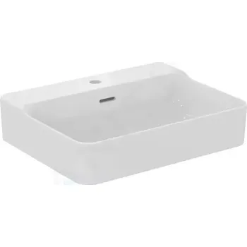 Umyvadlo Ideal Standard Conca Ceram Umyvadlo na desku 60x45 cm, s přepadem, otvor pro baterii, bílá, T381801