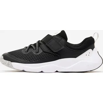 Dětská běžecká obuv DECATHLON Dětské boty na suchý zip a tkaničky Playful Fast 33 BÍLÁ|ČERNÁ